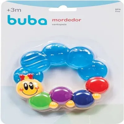 Mordedor Buba Centopeia Com Água Mordedor Buba Centopeia Com Água