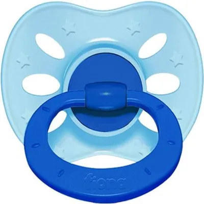 Chupeta Fiona Extra Air Clássica Silicone Tamanho 02 Azul