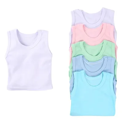 Kit Camiseta Bebê Regata com 6 Unidades Lisa Kit Camiseta Bebê Regata com 6 Unidades Lisa