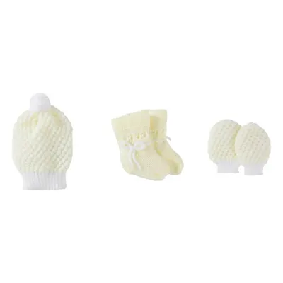 Kit Enxoval Fofinho Bebê Recém-Nascido com Gorro Luva e Sapato Kit Enxoval Fofinho Bebê Recém-Nascido com Gorro Luva e Sapato
