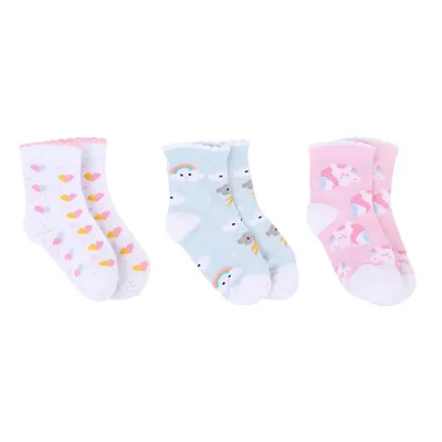 Kit meia com 3 pares sortidas Kit meia com 3 pares sortidas