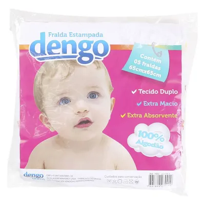 Fralda Dupla Com 05 Peças Estampadas 20404 Fralda Dupla Com 05 Peças Estampadas 20404