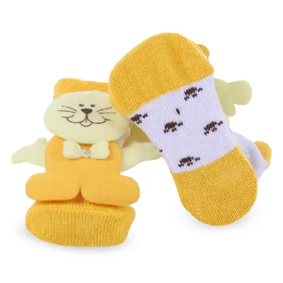 Meia Bebê Menino Com Aplicação De Bichos Sortidos 17692