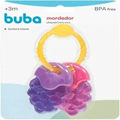 Mordedor Chaveirinho Uva Cor Sortida 11519 Mordedor Chaveirinho Uva Cor Sortida 11519