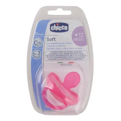 Chupeta Soft Em Silicone Menina +12 Meses 8583 Chupeta Soft Em Silicone Menina +12 Meses 8583