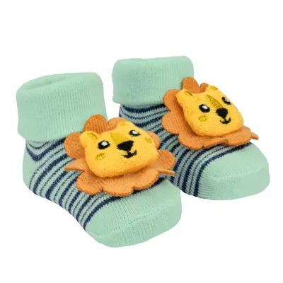 Meia Bebê Pimpolho Com Aplicação de Patch