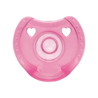 Chupeta Kuka Em Silicone Soft Comfort Tamanho 1 Rosa