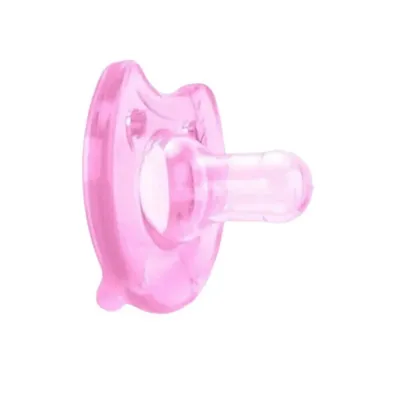 Chupeta Kuka Em Silicone Soft Comfort Tamanho 1 Rosa