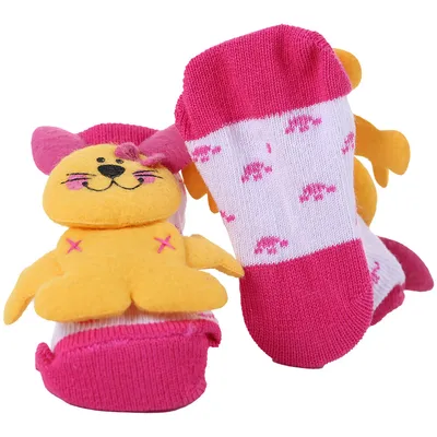 Meia Bebê Menina Com Aplicação Sortida 17693