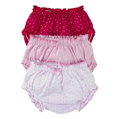 Kit Calcinha Bebê Graça Menina Tapa Fralda - 3 Peças Kit Calcinha Bebê Graça Menina Tapa Fralda - 3 Peças