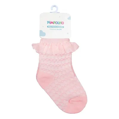 Meia Bebê Pimpolho Festa Fashion Renda Meia Bebê Pimpolho Festa Fashion Renda