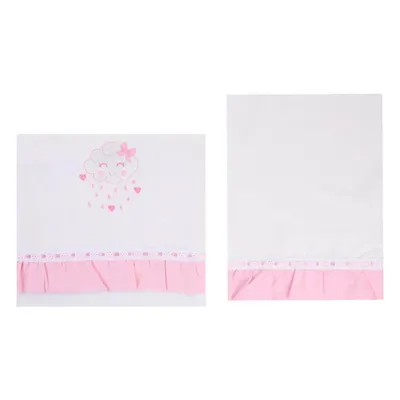 Jogo De Lençol Bordados Alexandra Americano Percal 03 Peças Rosa Jogo De Lençol Bordados Alexandra Americano Percal 03 Peças Rosa