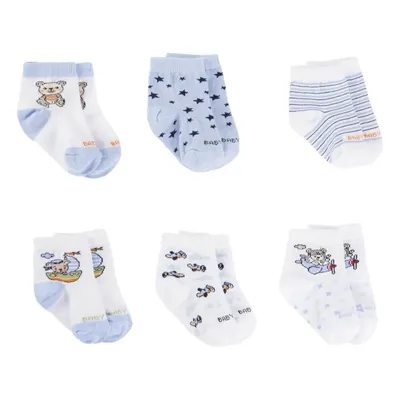 Kit Meia Soquete 06 Pares Menino Estampa Sortida 10850