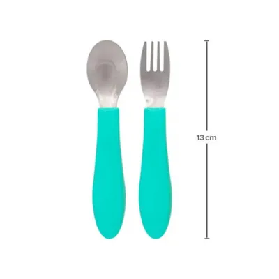 Kit Talheres Buba Bubazoo - 2 Peças Kit Talheres Buba Bubazoo - 2 Peças