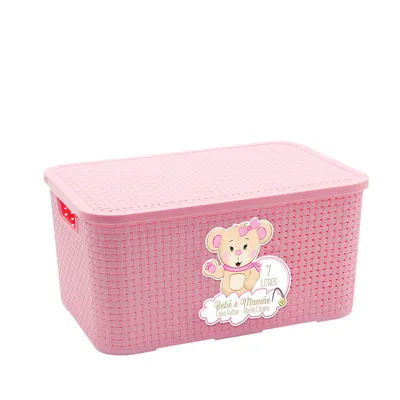 Caixa Organizadora Monte Líbano Rattan 7 Litros