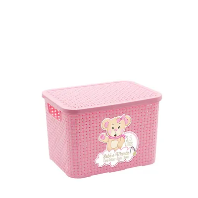 Caixa Organizadora Monte Líbano Rattan 3 Litros