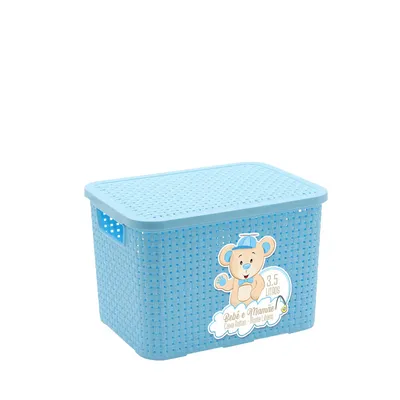 Caixa Organizadora Monte Líbano Rattan 3 Litros