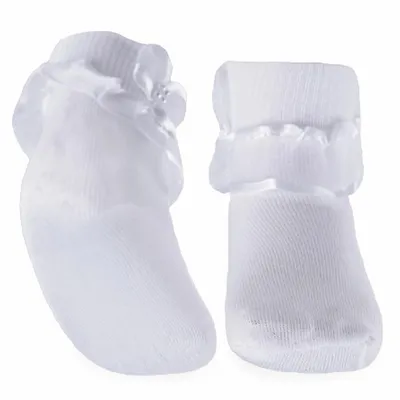 Meia Festa Infantil Baby Kids Detalhe Pérola