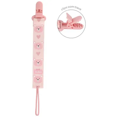 Prendedor De Chupeta Buba Ursinho Prendedor De Chupeta Buba Ursinho