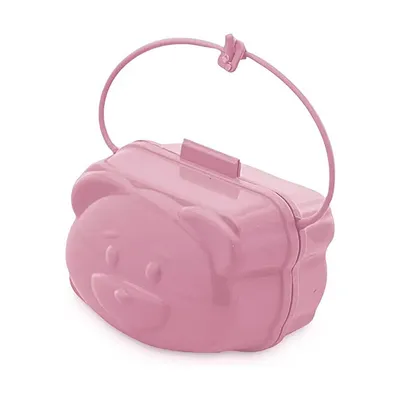 Porta Chupeta Bebê Adoleta Ursinha Porta Chupeta Bebê Adoleta Ursinha