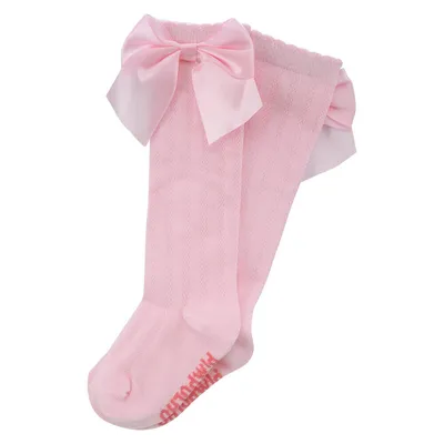 Meia 3/4 Infantil Pimpolho Com Laço