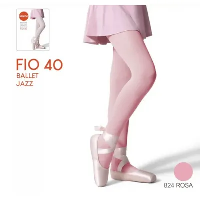 Meia calça Selene Infantil Para Ballet E Jazz Fio 40 Branco Meia calça Selene Infantil Para Ballet E Jazz Fio 40 Branco