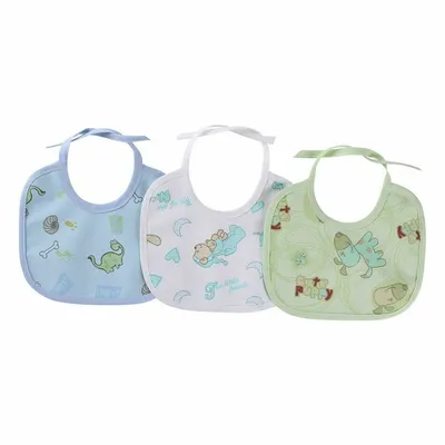 Babador Carícia Com Estampa Sortida 03 peças 9854