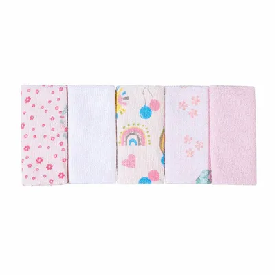 Kit Toalhinha De Boca Papi Karinho Estampada - 05 Unidades