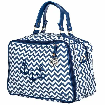 Bolsa Boni Chevron Baguete Grande 26x36 Bolsa Boni Chevron Baguete Grande 26x36