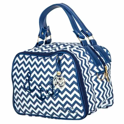 Bolsa Boni Chevron Baguete Pequena 20x28 Bolsa Boni Chevron Baguete Pequena 20x28