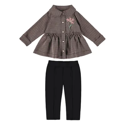 Conjunto Bebê Kiki Com  Detalhe Bordado Conjunto Bebê Kiki Com  Detalhe Bordado