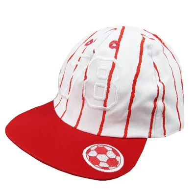 Boné Everly Listrado Com Bola Detalhe Bordado