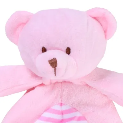 Naninha Do Bebê Kitstar Em Pelúcia Com Chocalho Urso Sortido Naninha Do Bebê Kitstar Em Pelúcia Com Chocalho Urso Sortido