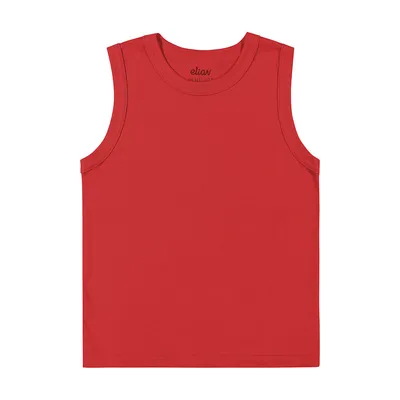 Camiseta Regata Juvenil Elian Meia Malha Básica