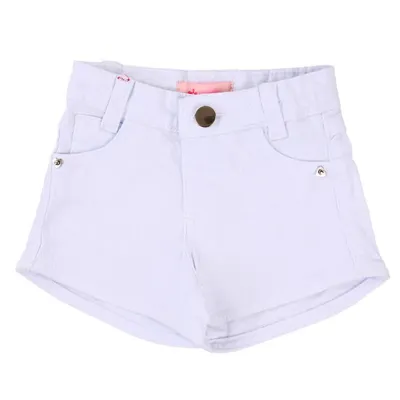 Short Color Mini Sarja Cós Elástico Menina Short Color Mini Sarja Cós Elástico Menina