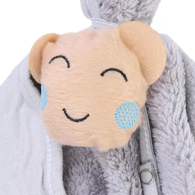 Naninha Microfibra Baby Joy Lisa Cinza Naninha Microfibra Baby Joy Lisa Cinza