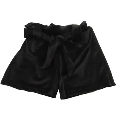 Shorts Infantil Rose Feijão Clochard Em Veludo Cotelê