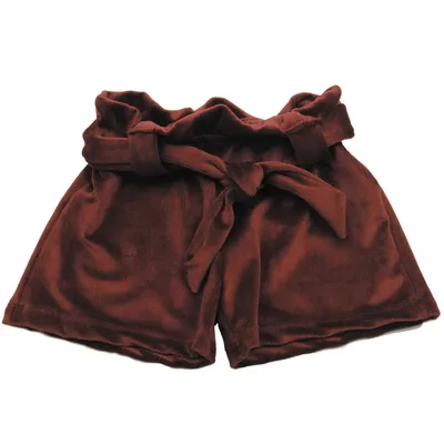 Shorts Infantil Rose Feijão Clochard Em Veludo Cotelê Shorts Infantil Rose Feijão Clochard Em Veludo Cotelê