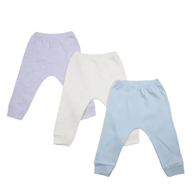 Kit Mijão Sem Pé Junkes Baby Básico Em Suedine - 03 Peças