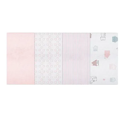 Kit Pano De Boca Bebê Papi Karinho - 04 Peças