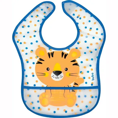Babador Com Bolso Buba Tigrinho