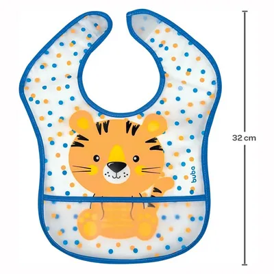 Babador Com Bolso Buba Tigrinho Babador Com Bolso Buba Tigrinho