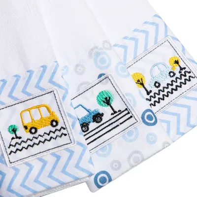 Kit Pano De Boca Papi Bordados Karinho Faixa Bibi - 03 Peças Kit Pano De Boca Papi Bordados Karinho Faixa Bibi - 03 Peças