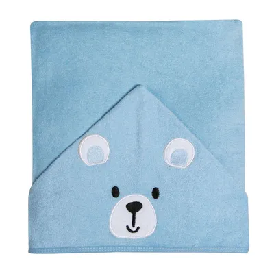 Toalha Soft Capuz De Centro Papi Bordados Karinho Bordado Urso