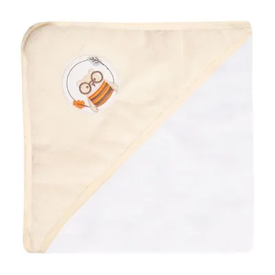 Toalha De Banho Papi Bordados Karinho Com Capuz Bordado