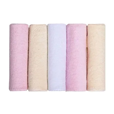 Kit Pano De Boca Papi Bordados Karinho Lisa - 05 Peças