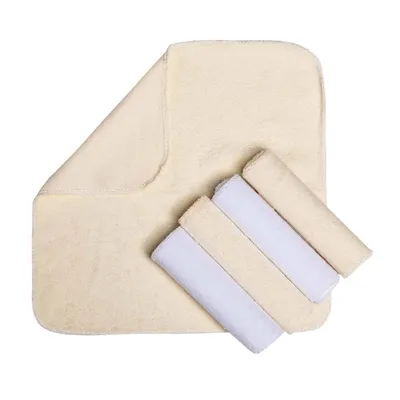 Kit Toalha De Boca Papi Bordados Karinho Lisa - 05 Peças Kit Toalha De Boca Papi Bordados Karinho Lisa - 05 Peças