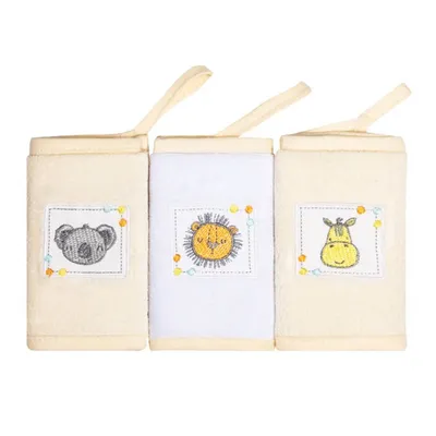 Kit Pano De Boca Papi Bordados Com Prendedor Amigos - 03 Peças Kit Pano De Boca Papi Bordados Com Prendedor Amigos - 03 Peças