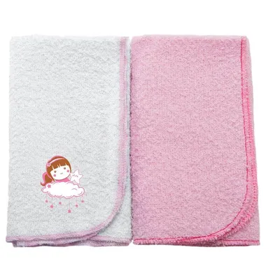 Kit Pano De Boca Incomfral Com Aplicação de Puff - 02 Peças Kit Pano De Boca Incomfral Com Aplicação de Puff - 02 Peças