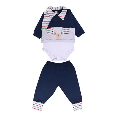 Pagão Dayane Baby Com Orelhinhas - 03 Peças